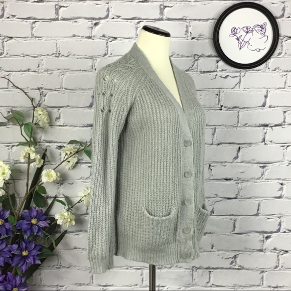 UO Kimchi Blue Back-Stitch Cardigan - Picture 3 of 6